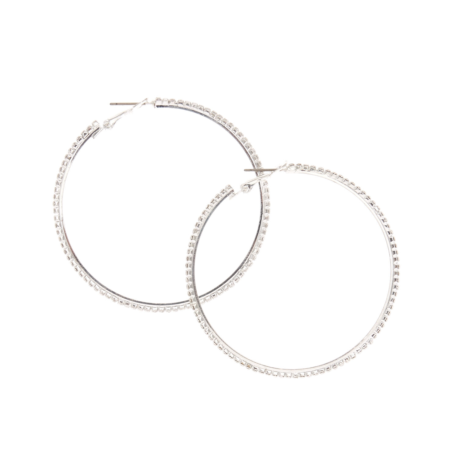 Mini Silver Tone Unisex Hoops At Best Price